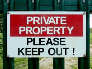 PRIVATE PROPERTY