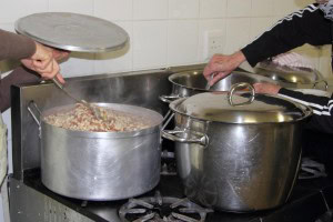 stir the soup