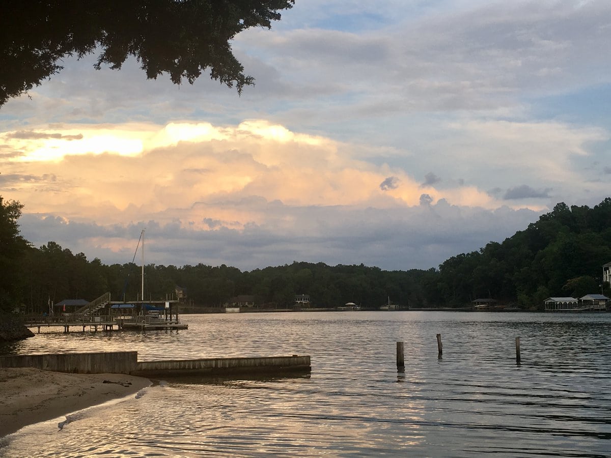 our beautiful view on Lake Wylie